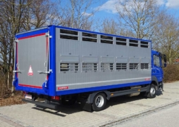 Lkw-Aufbau für den Viehtransport der Firma Schlögl Fahrzeugbau