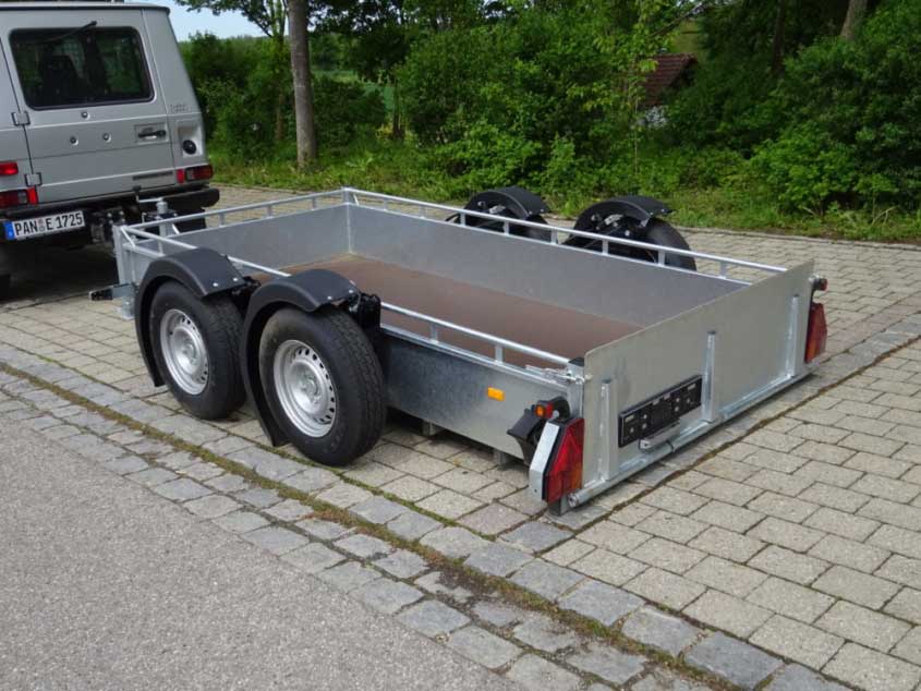 Senkliftanhaenger Tandem Senklifter