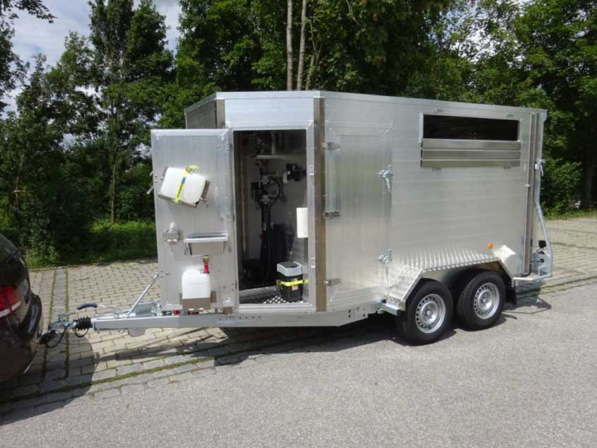 Mobile Schlachtanlage, Schlachtanhaenger Mobile Schlachtanlage, Schlachtanhaenger